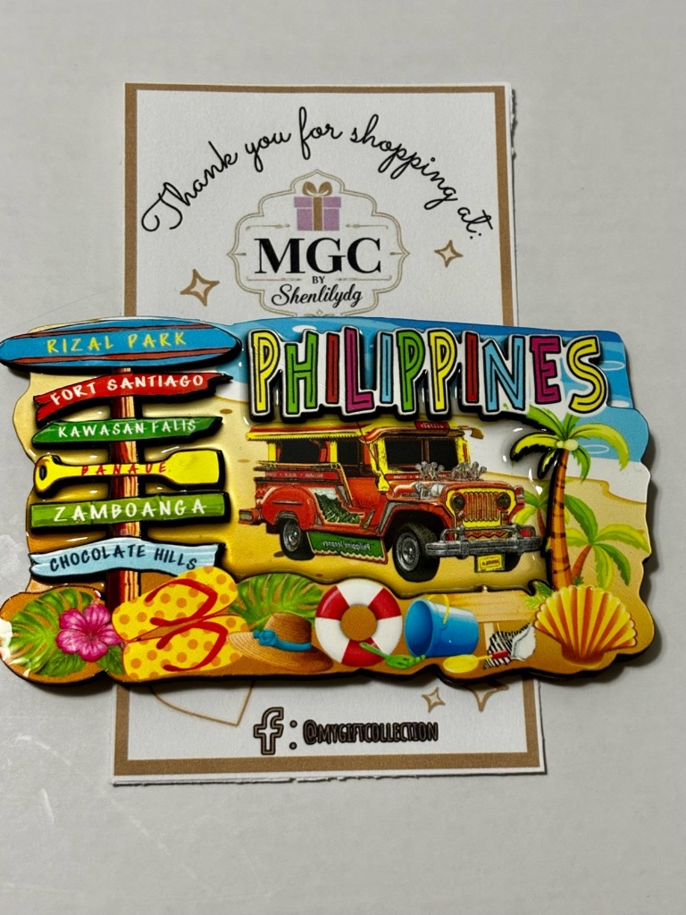 Philippines Colorful Jeepney Souvenir Magnet